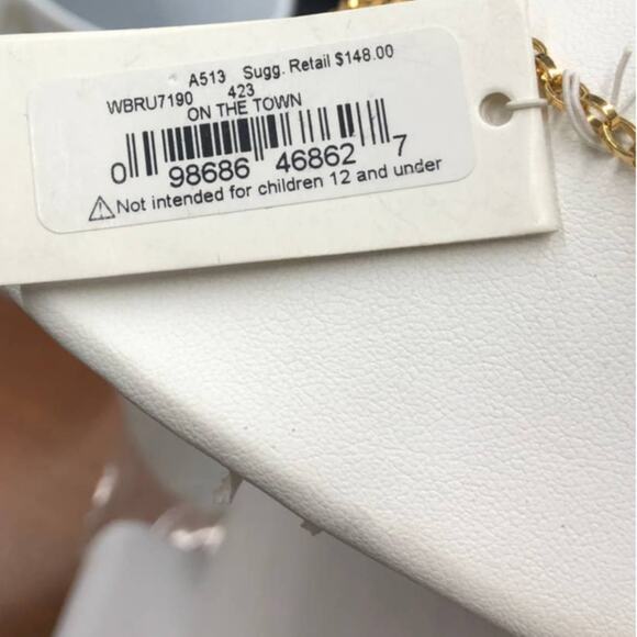 Kate Spade On The Town Black Crystal Statement Necklace - Picture 2 of 2